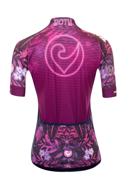 Damen-Radtrikot Flowerpower
