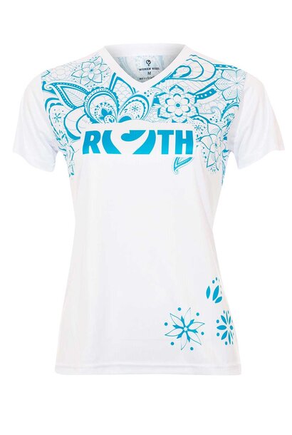 Damen Shirt weiß Flower