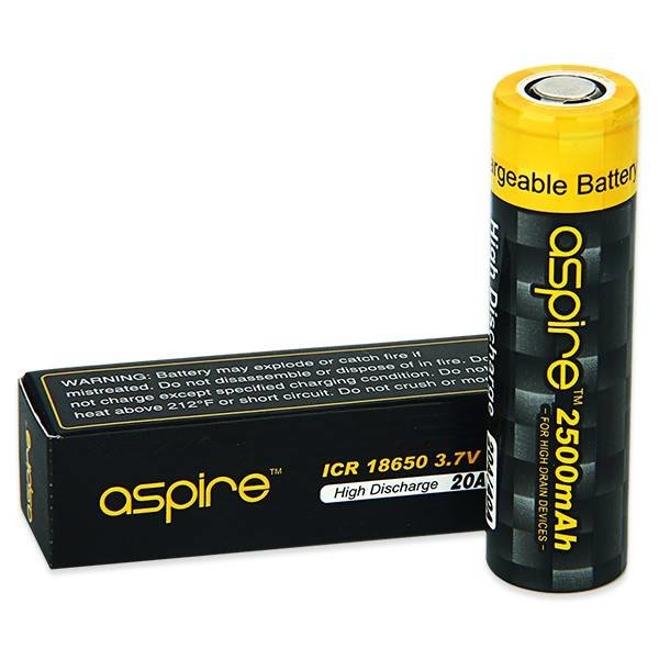 Aspire 18650 INR battery (2600mAh)