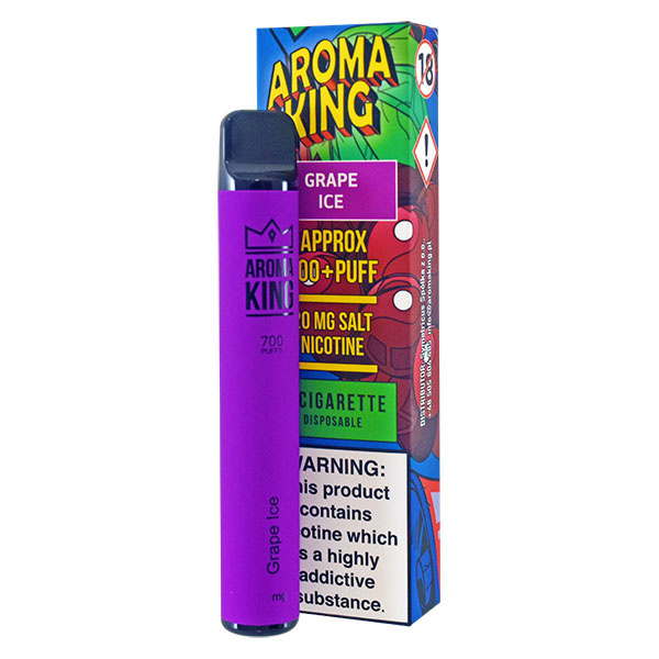 Aroma King Disposable E-Cigarette Grape Ice