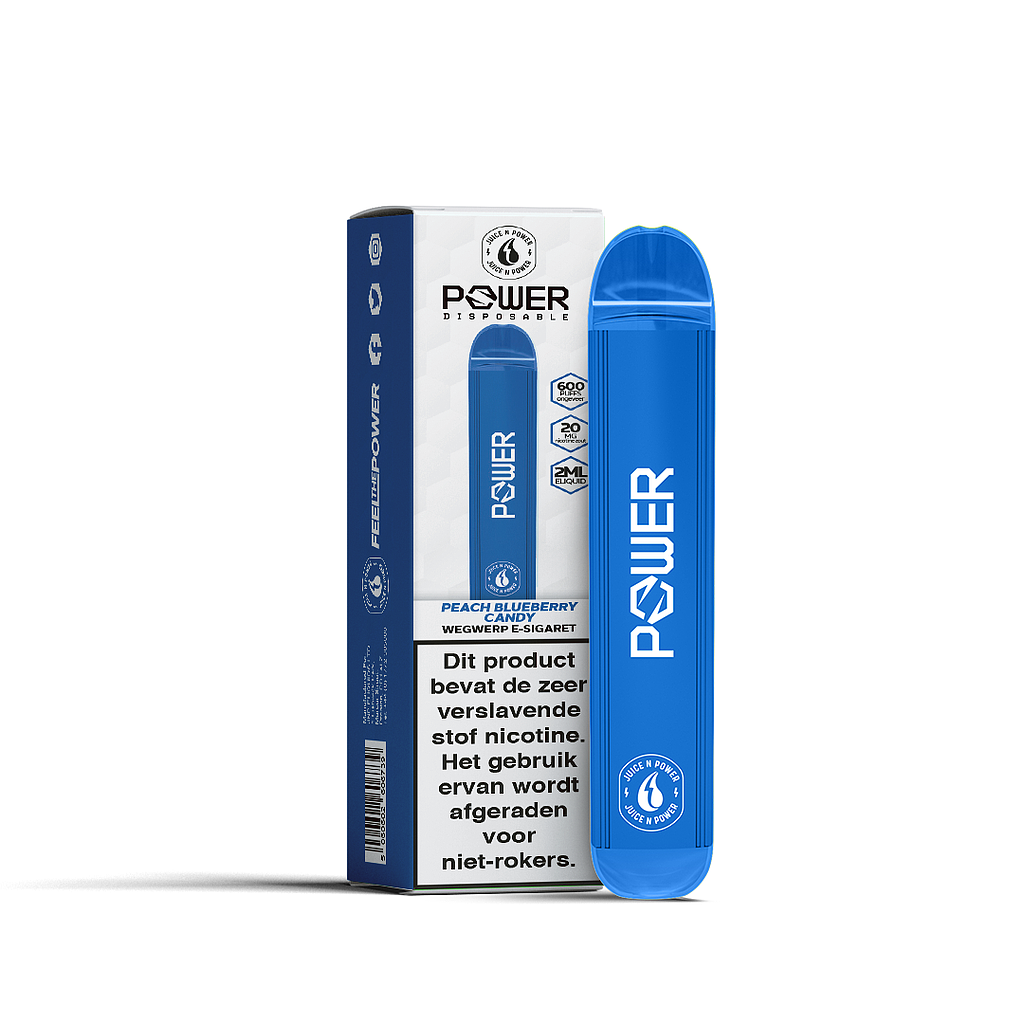 Juice N Power Peach Blueberry Candy Disposable Pod