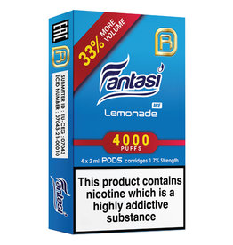 Fantasi NanoStix Pods- Lemonade Ice 4000puff - 4Pcs