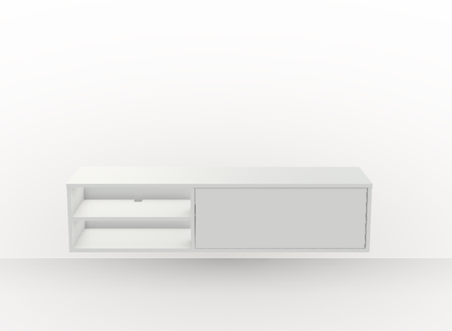 Style tv-meubel 140cm solid white - voorraadmodel 16531