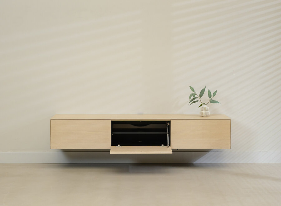 Excellent tv-meubel 180cm  mist oak - voorraadmodel 203