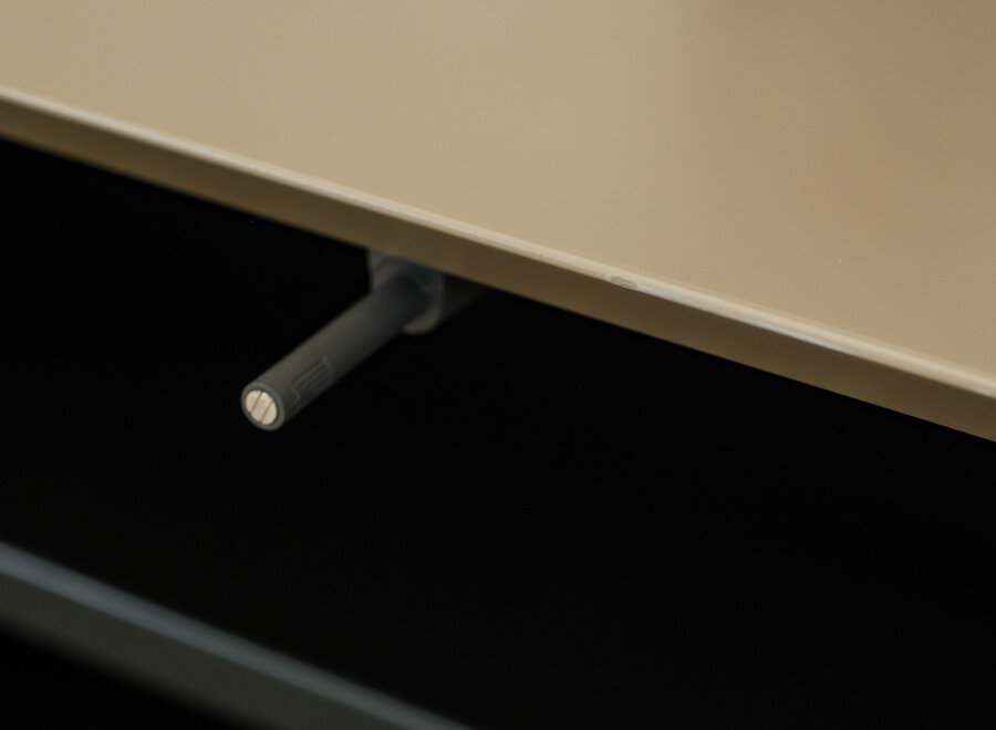 Excellent tv-meubel 260 cm olive mat met dubbele lade - voorraadmodel 222