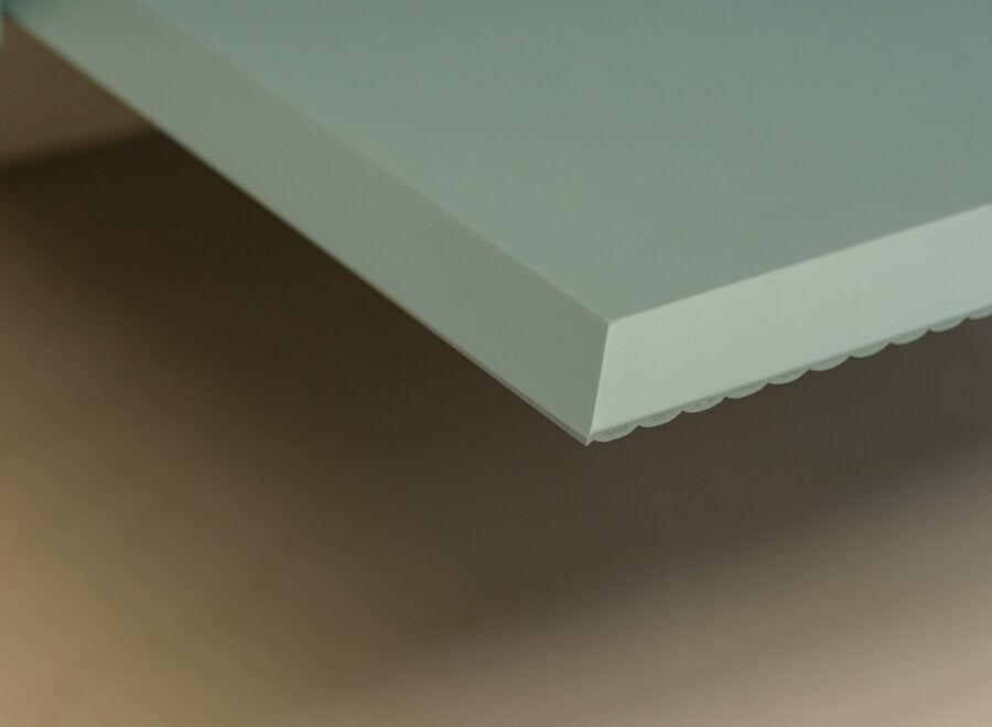 Excellent tv-meubel 180cm blauw met ribbelfronten - voorraadmodel 212