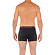 HOM HOM Boxer Briefs 3Pack Matt #2 Black-Black Stripes-Grey HOM HOM Boxer Briefs 3Pack Matt #2 Black-Black Stripes-Grey