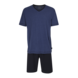 CECEBA CECEBA Shorty V-Neck Traveller Blue Dark Melange CECEBA CECEBA Shorty V-Neck Traveller Blue Dark Melange