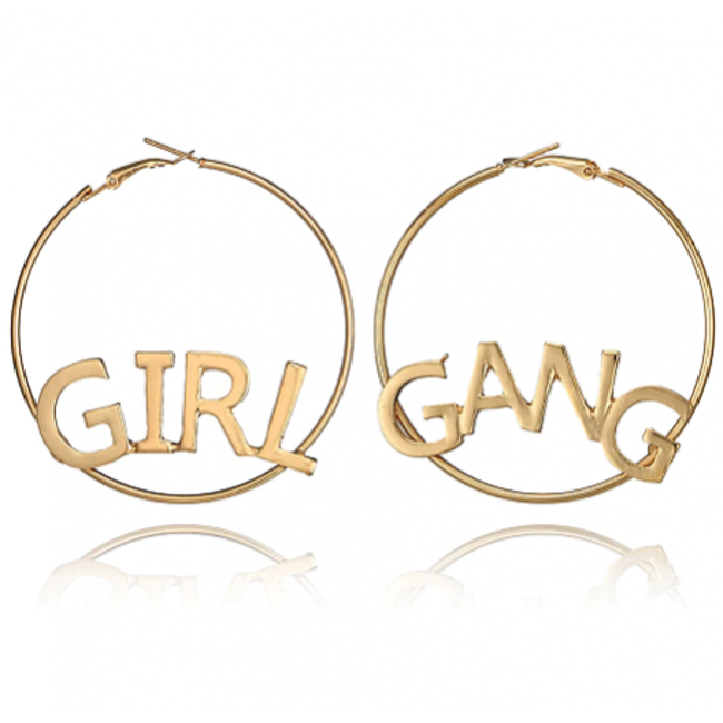 girl gang earrings