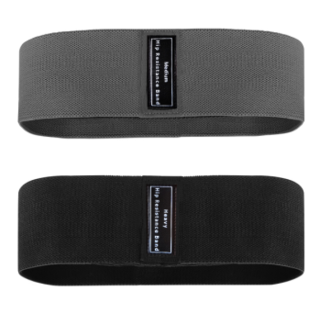 Booty Builder Resistance Bands Set - Black/Grey