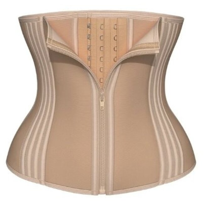 Elisa (Beige) -- Waist Trainer (29 baleinen)