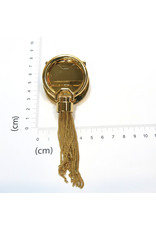 Purse/bag lock with metal tassel