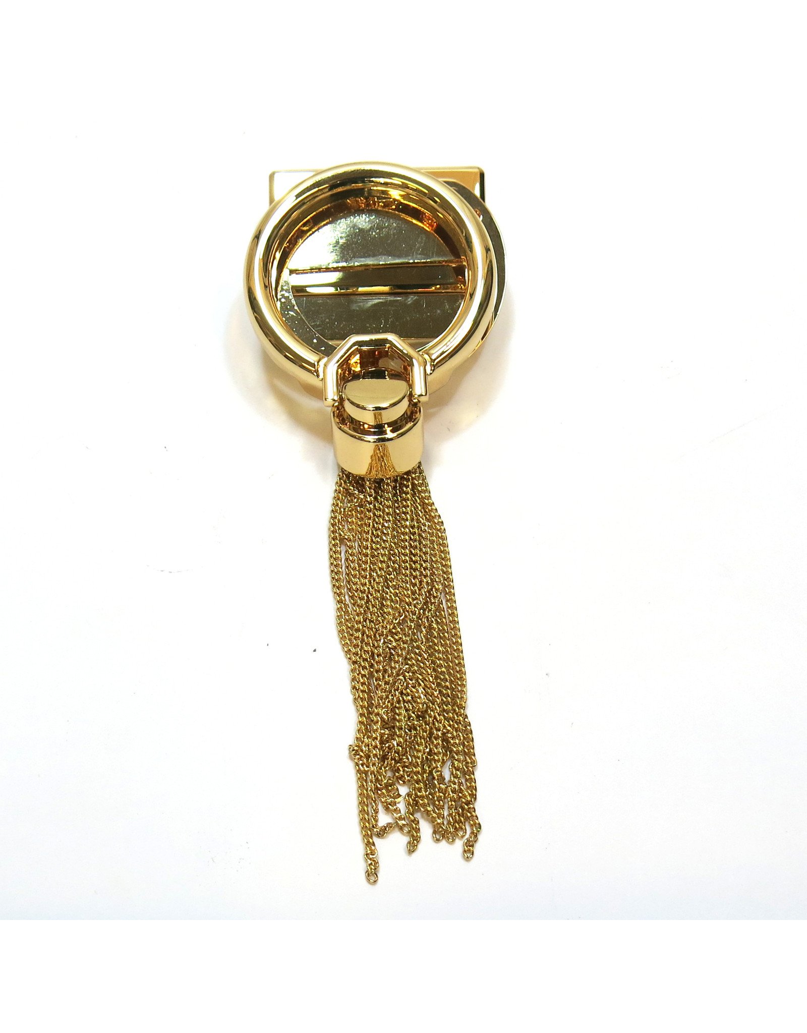 Purse/bag lock with metal tassel