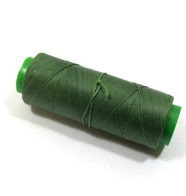 Waxed hand sewing thread green