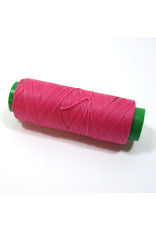 Waxed hand sewing thread fushia