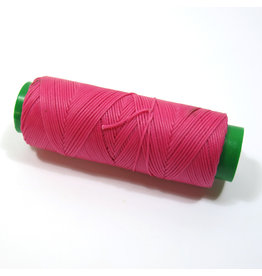 Waxed hand sewing thread fushia