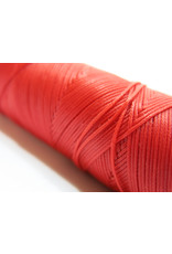 Waxed hand sewing thread red