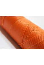 Waxed hand sewing thread orange