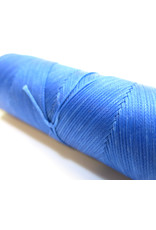 Waxed hand sewing thread light blue