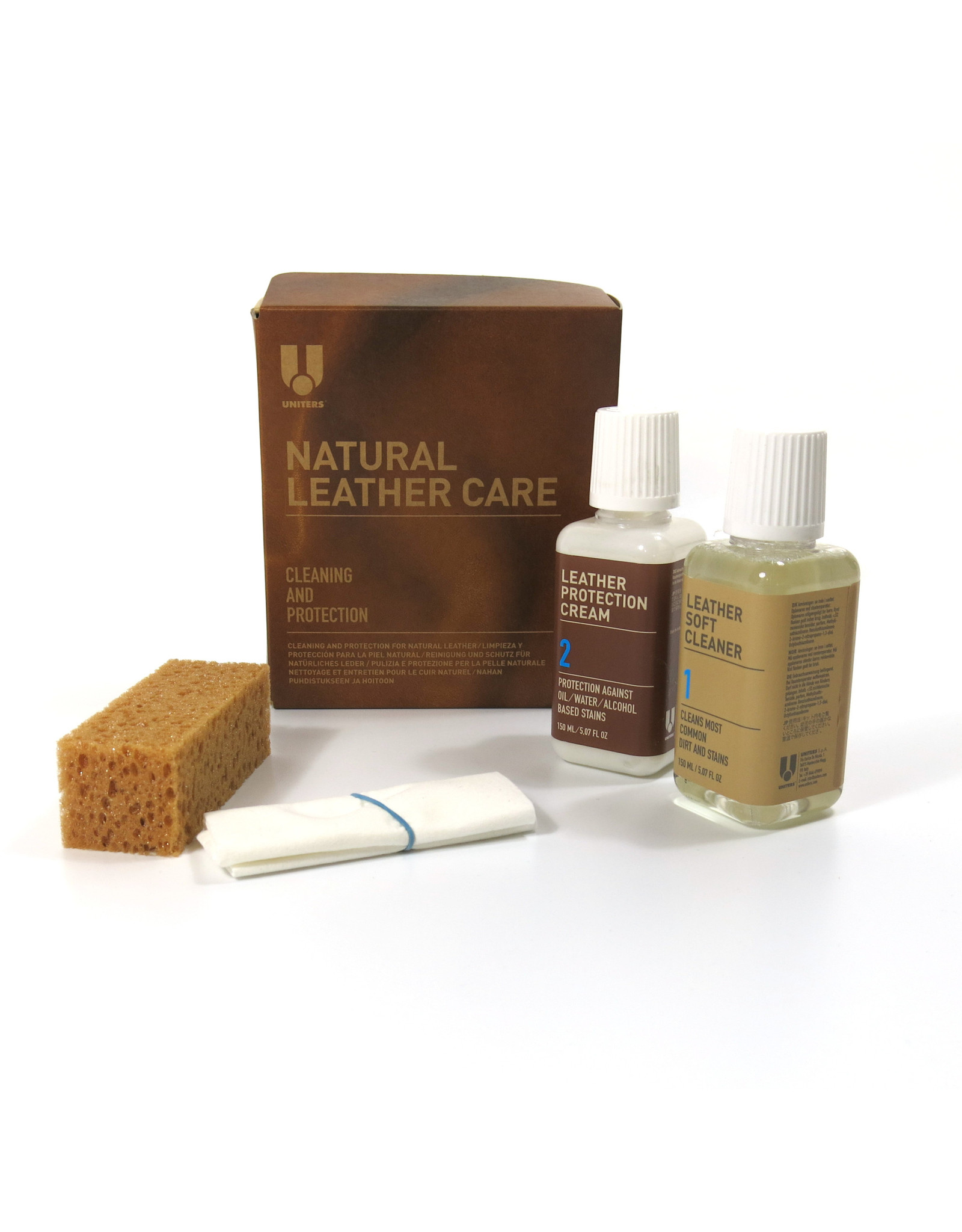 Uniters Natural leather care set (cleaning and protection)