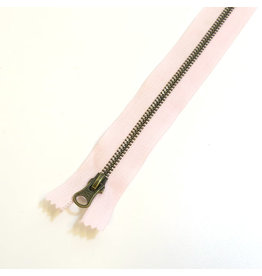 Metal zipper BABY PINK