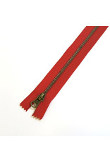 Metal zipper RED