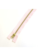 Metal zipper BABY PINK