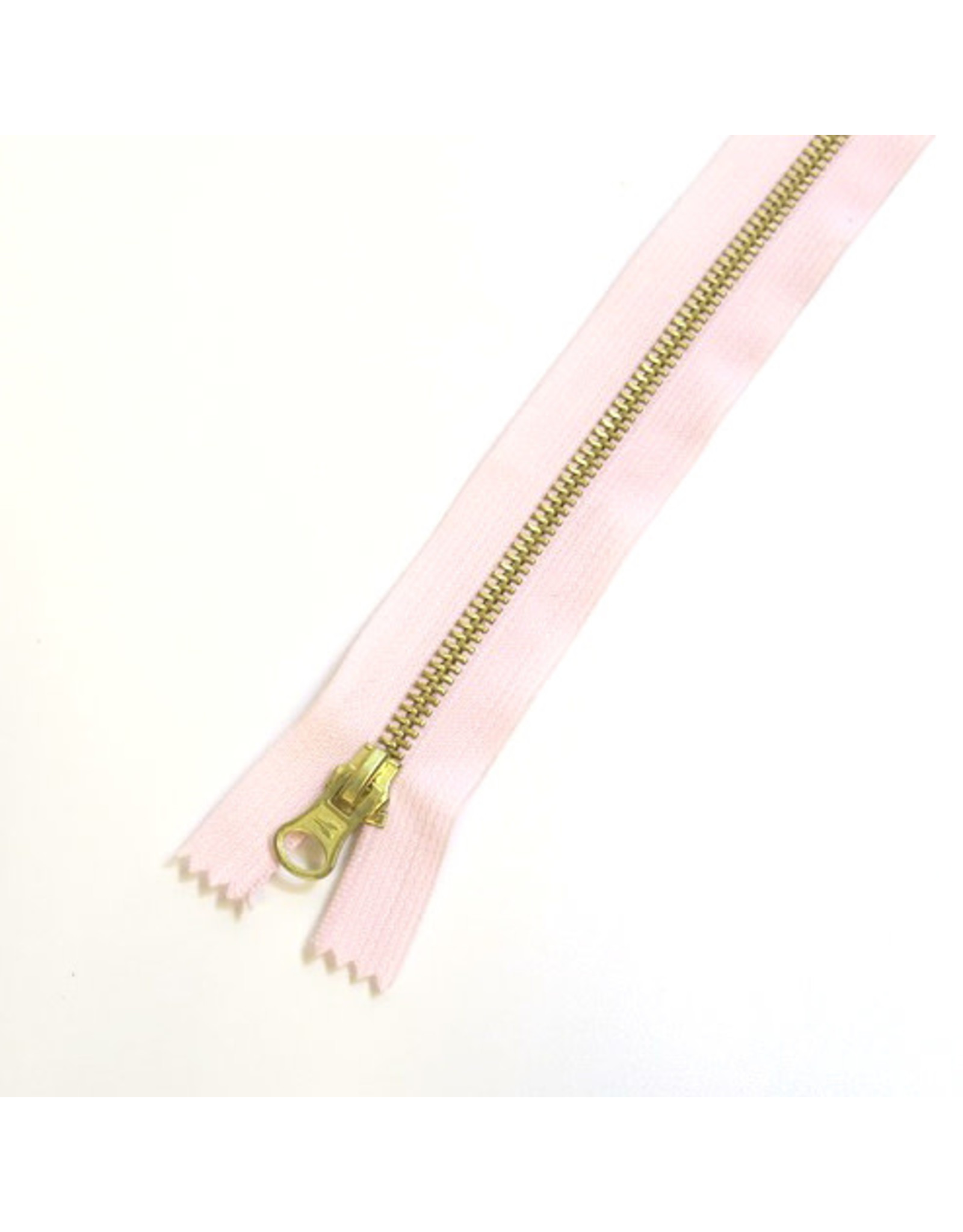 Metal zipper BABY PINK