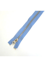 Metal zipper AZURE BLUE