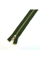 Metal zipper CAMOUFLAGEGREEN