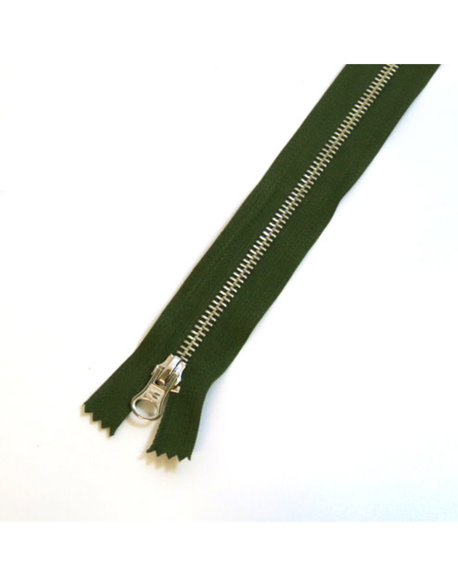 Metal zipper CAMOUFLAGEGREEN