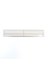 Transparent grid ruler 30cm