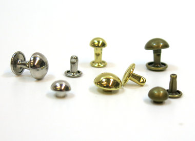 Domed rivets