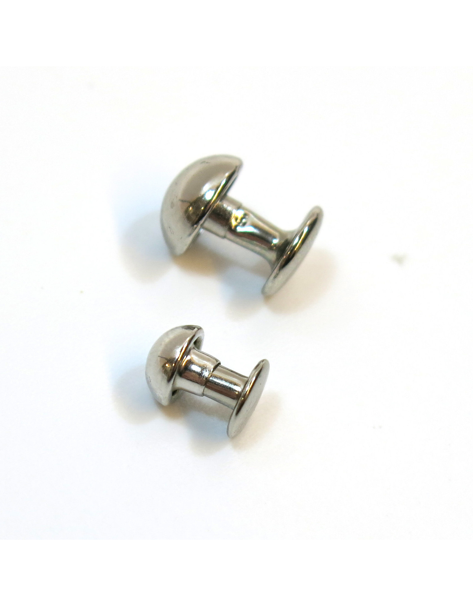 Domed rivets (nickel)