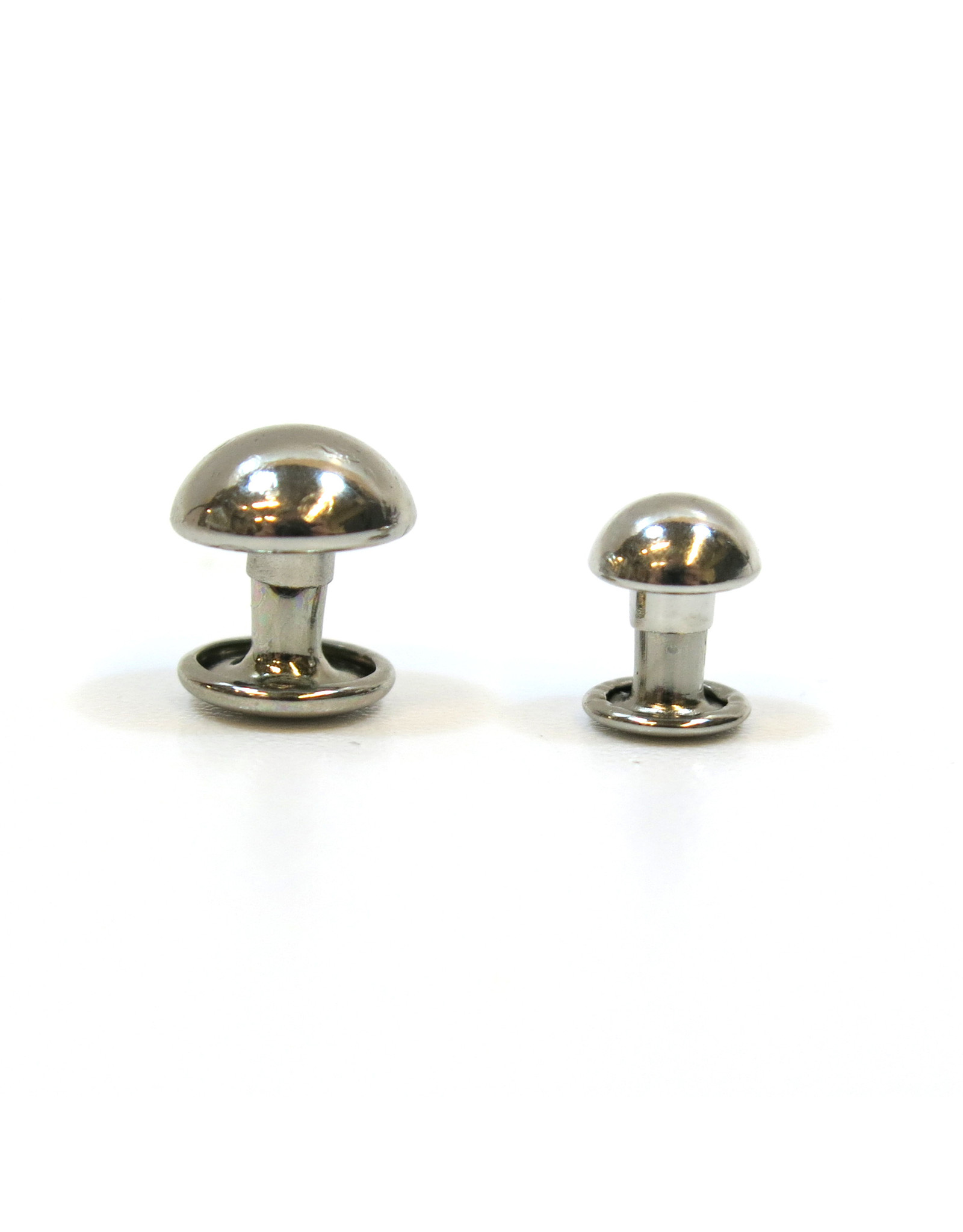 Domed rivets (nickel)