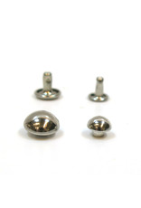 Domed rivets (nickel)