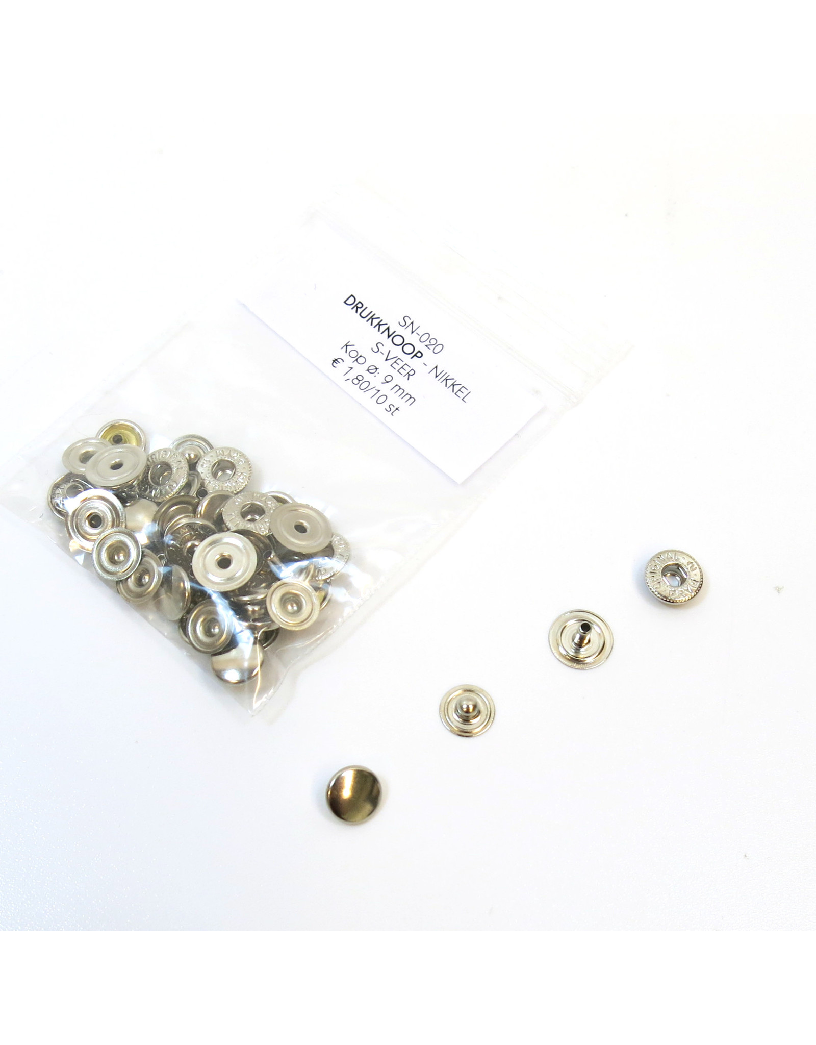 Snap button S-SPRING 9mm (10pcs)