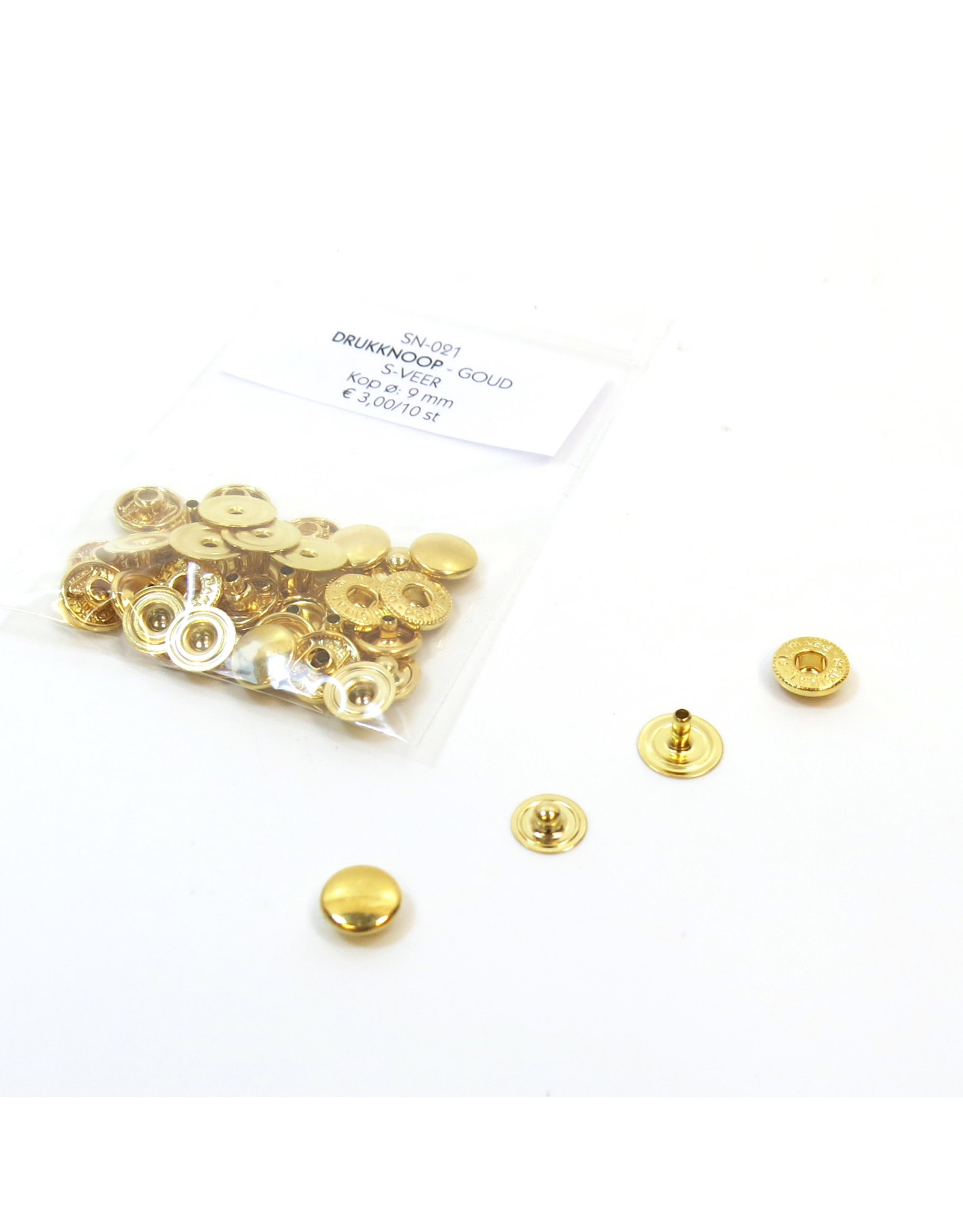 Snap button S-SPRING 9mm (10pcs)