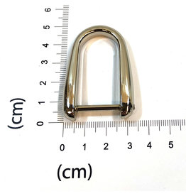 D-ring/hengselhouder (opengaand) 20mm