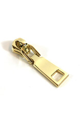 Zipper pull gold