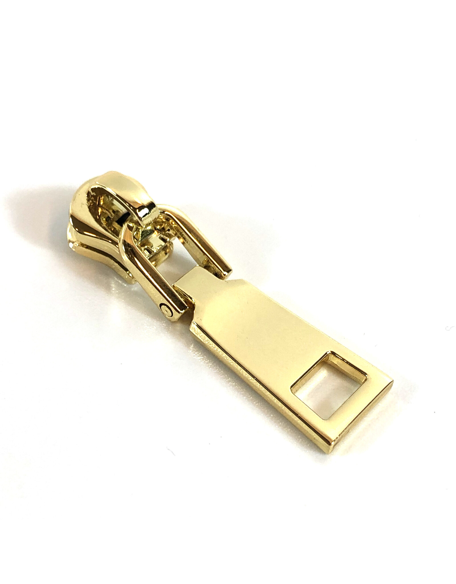 Zipper pull gold