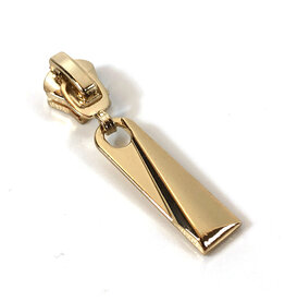Zipper pull gold