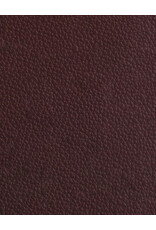 Grained cow leather Bordeaux Intense