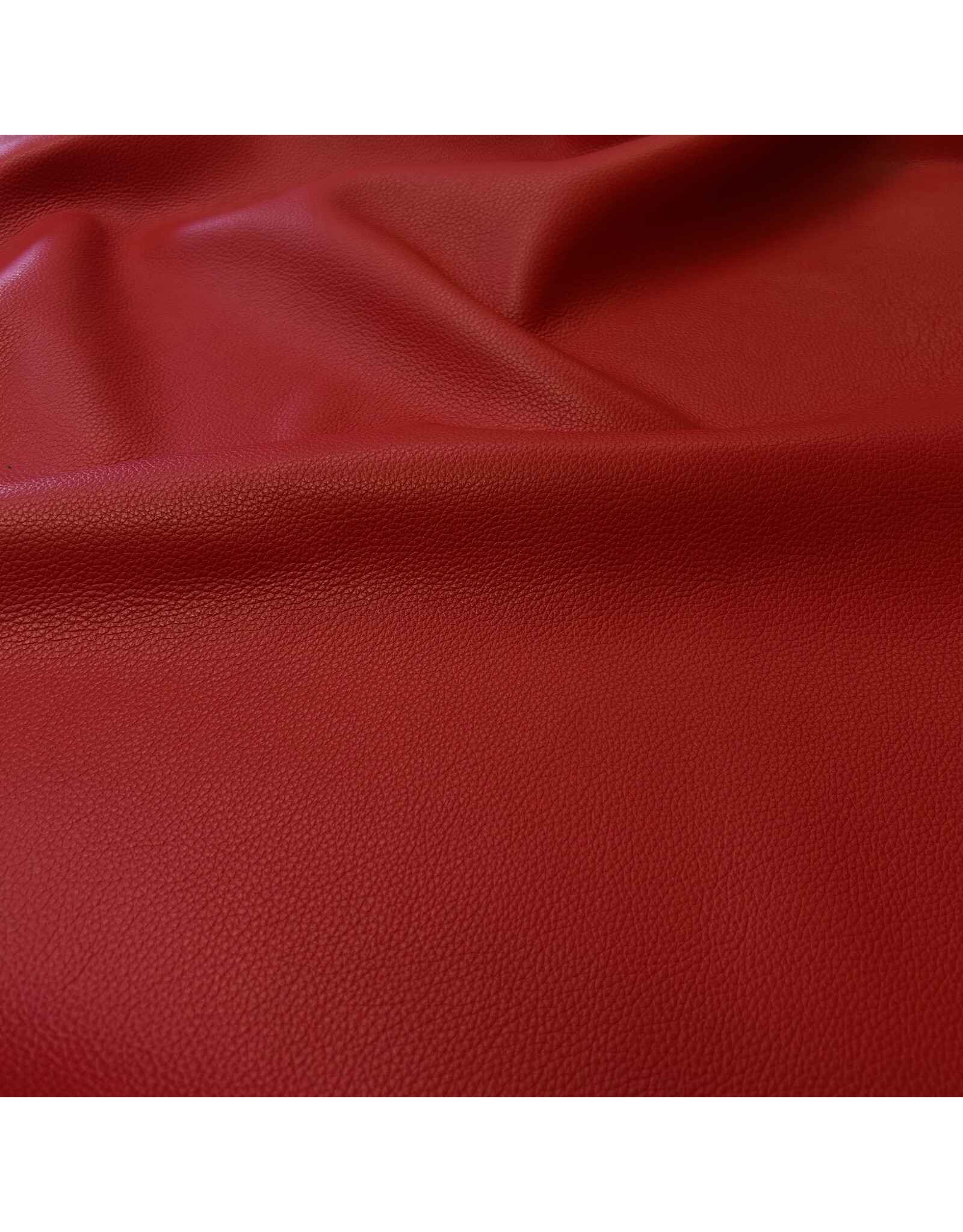 Grained cow leather Rosso