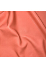 Grained cow leather Living Coral