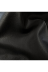 Grained cow leather Black