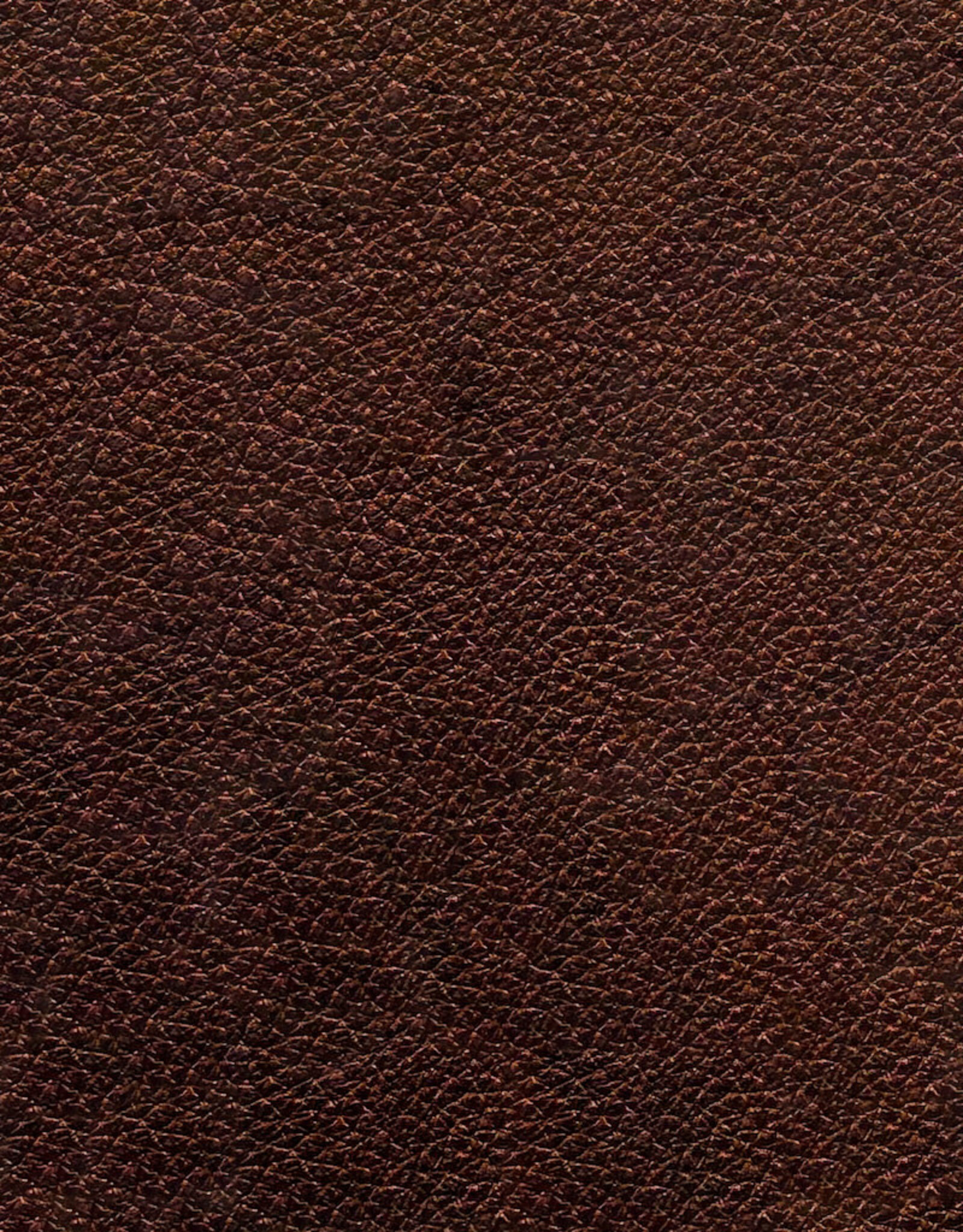 Grained cow leather metallic Wine