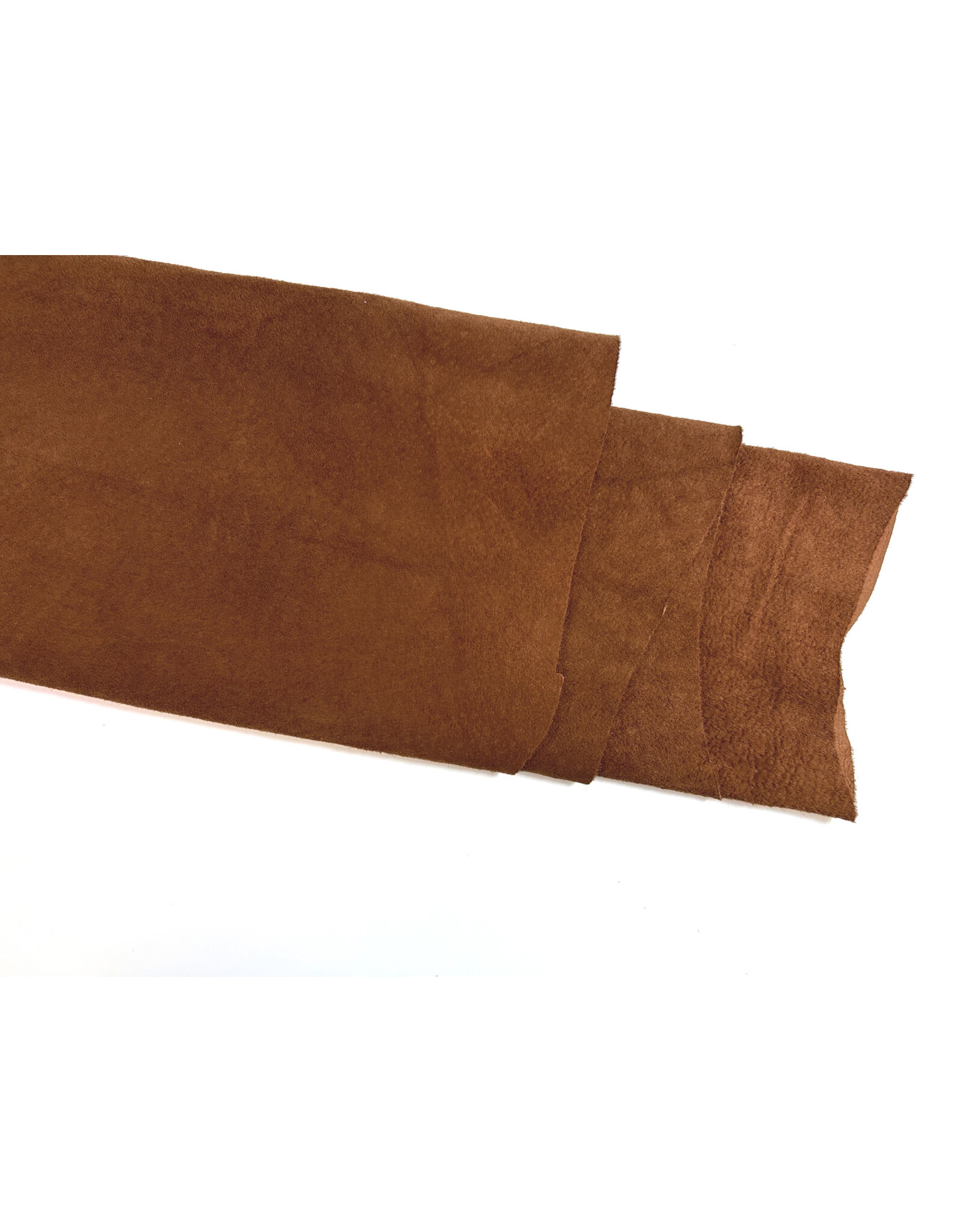 Pig suede Cognac