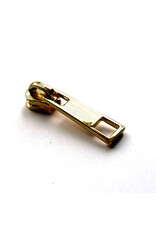 Zipper pull gold