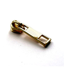 Zipper pull gold